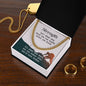 Strength ~ Cuban Link Chain ~ Show Him how much you appreciate the strength He has shown since God has entered His life! Perfect Christian gift for your husband