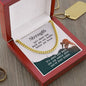 Strength ~ Cuban Link Chain ~ Show Him how much you appreciate the strength He has shown since God has entered His life! Perfect Christian gift for your husband