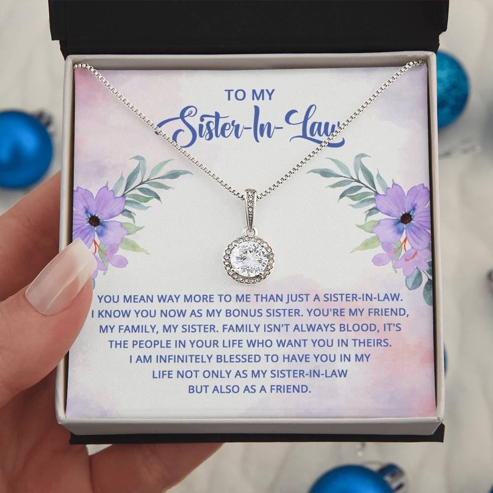 Eternal Hope Necklace To my Sister in Law - My Bonus Sister