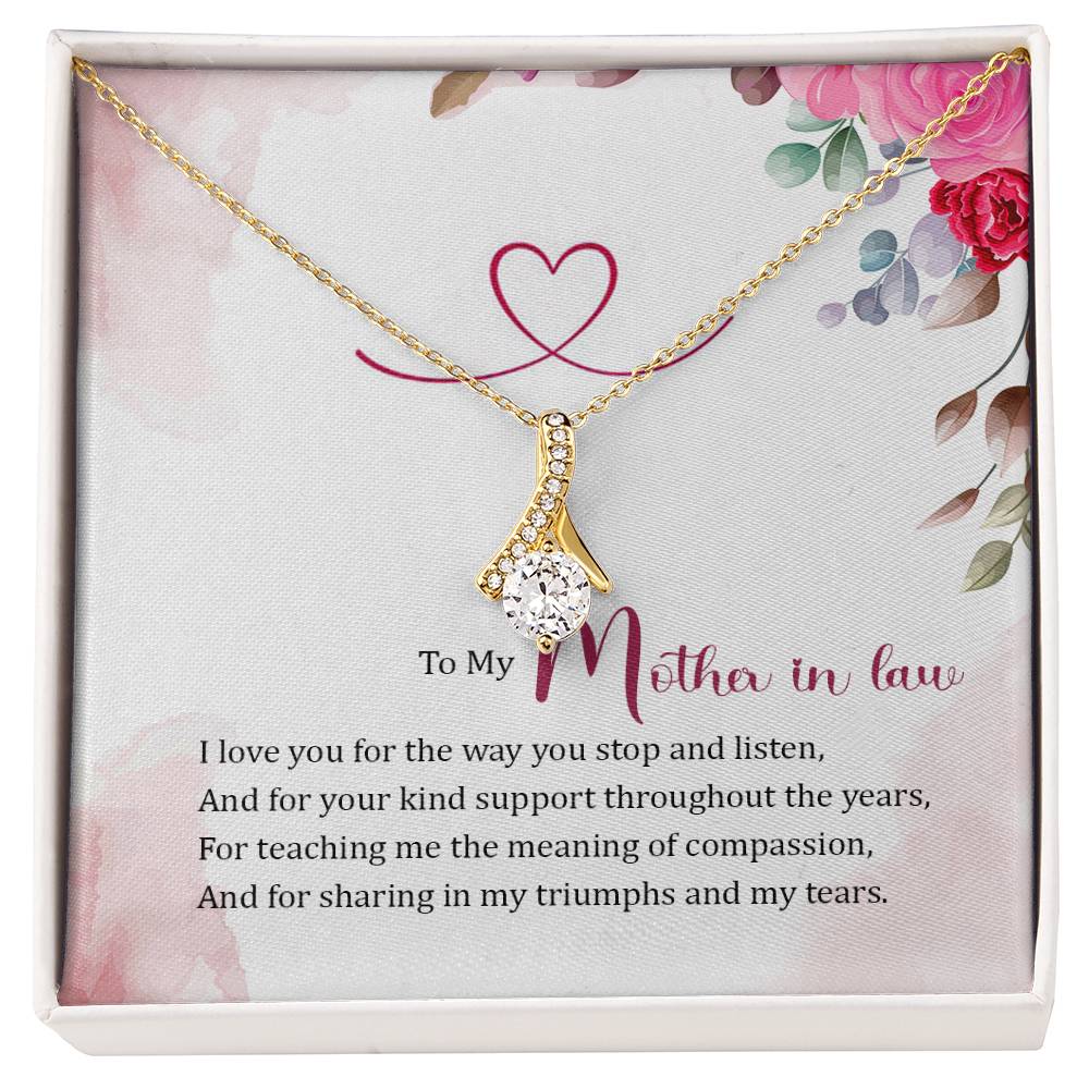 To my Mother in Law or Mother in Love - Alluring Beauty Necklace