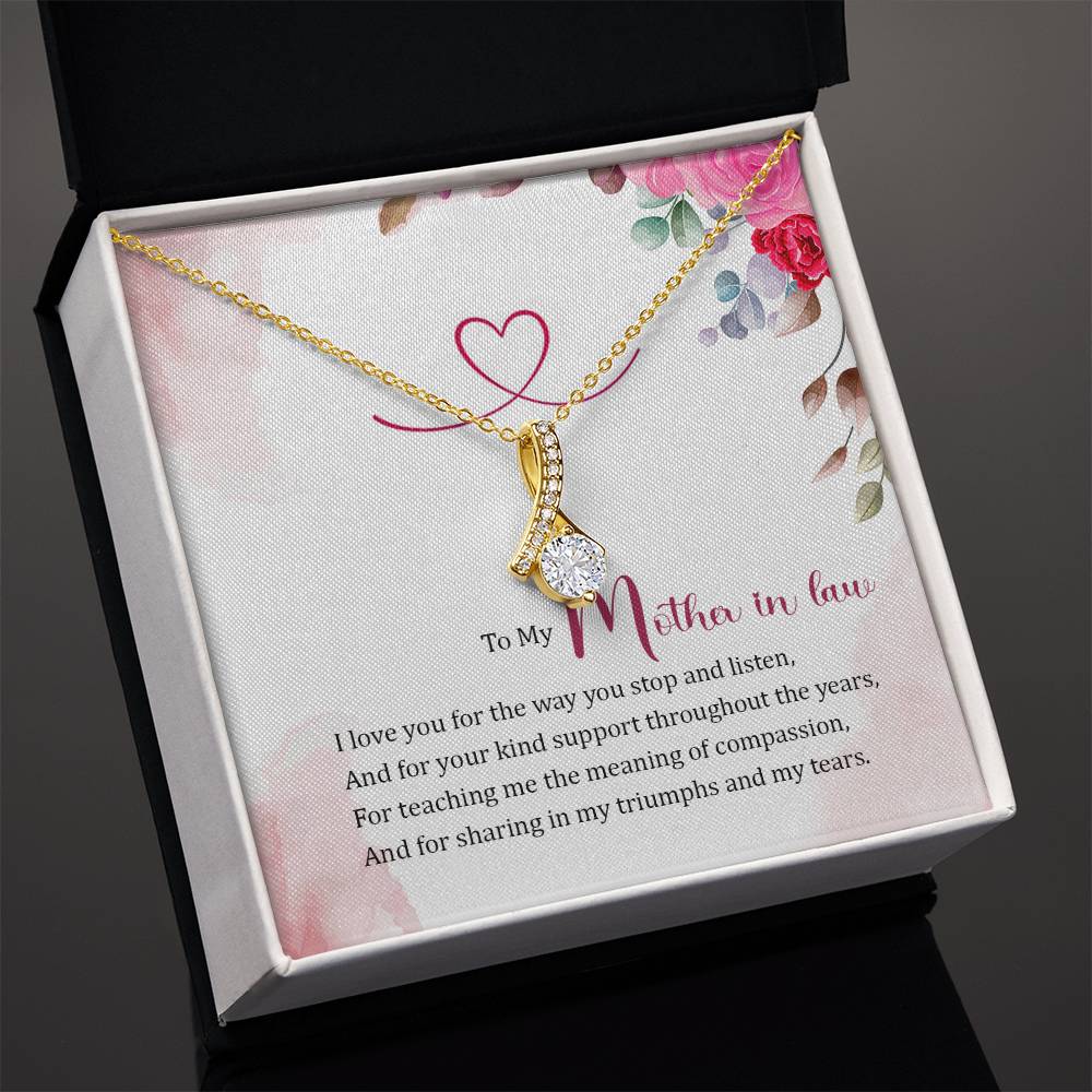 To my Mother in Law or Mother in Love - Alluring Beauty Necklace