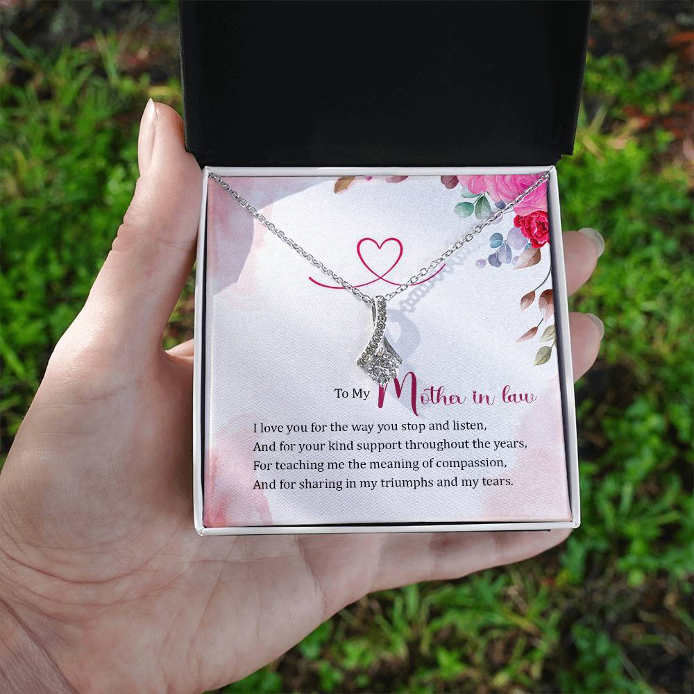 To my Mother in Law or Mother in Love - Alluring Beauty Necklace