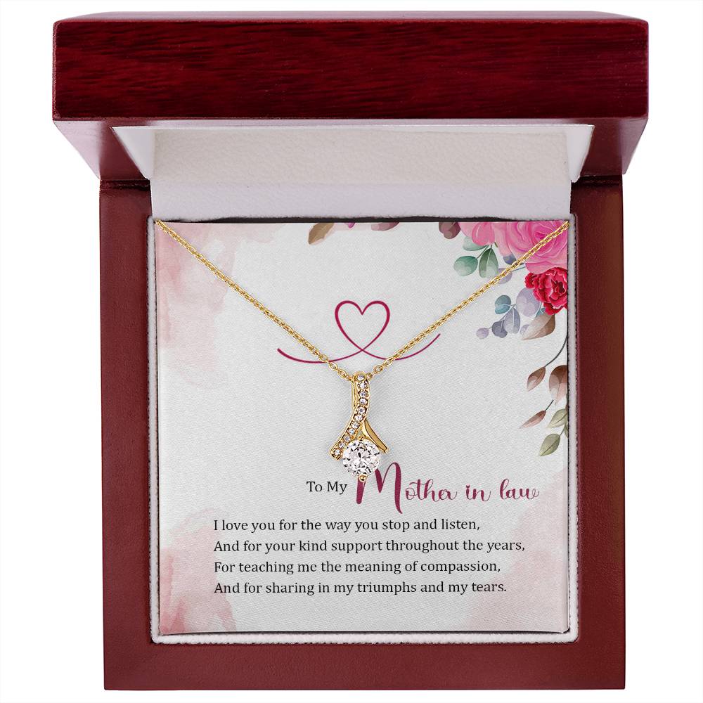 To my Mother in Law or Mother in Love - Alluring Beauty Necklace