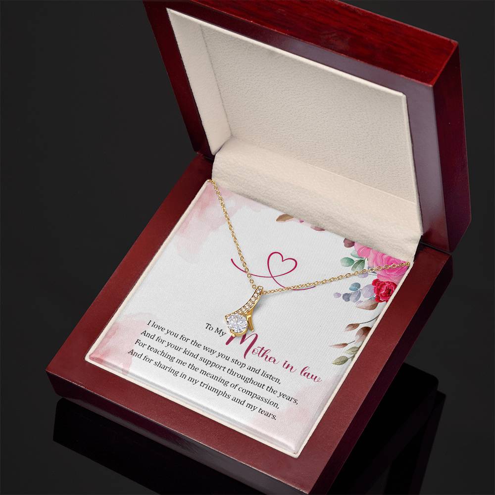 To my Mother in Law or Mother in Love - Alluring Beauty Necklace