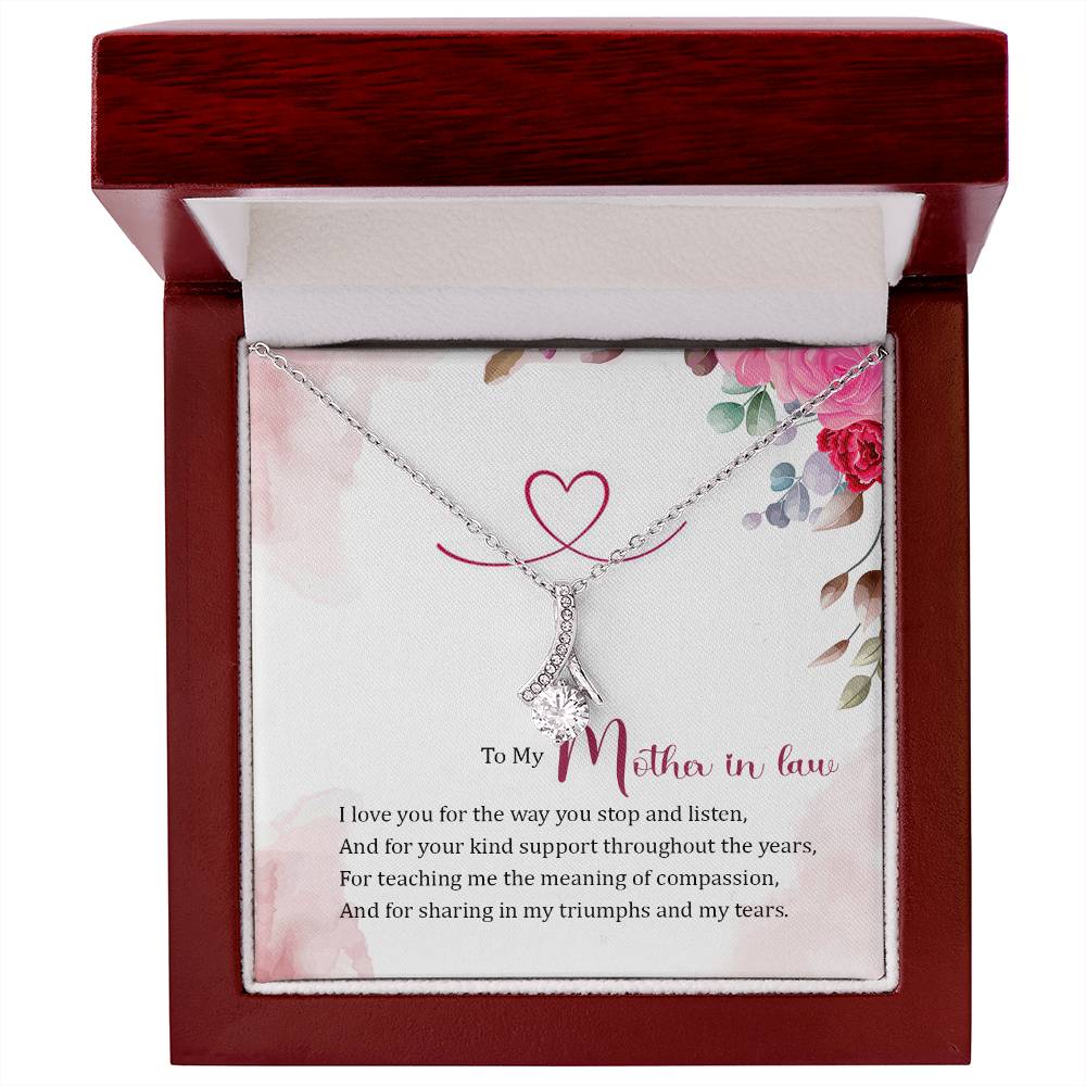To my Mother in Law or Mother in Love - Alluring Beauty Necklace