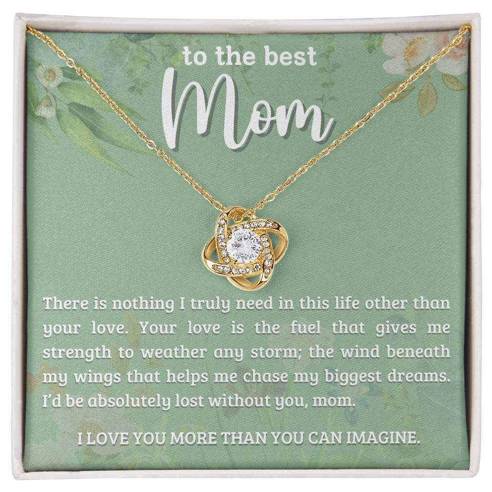 Love Knot Necklace Gift for mom
