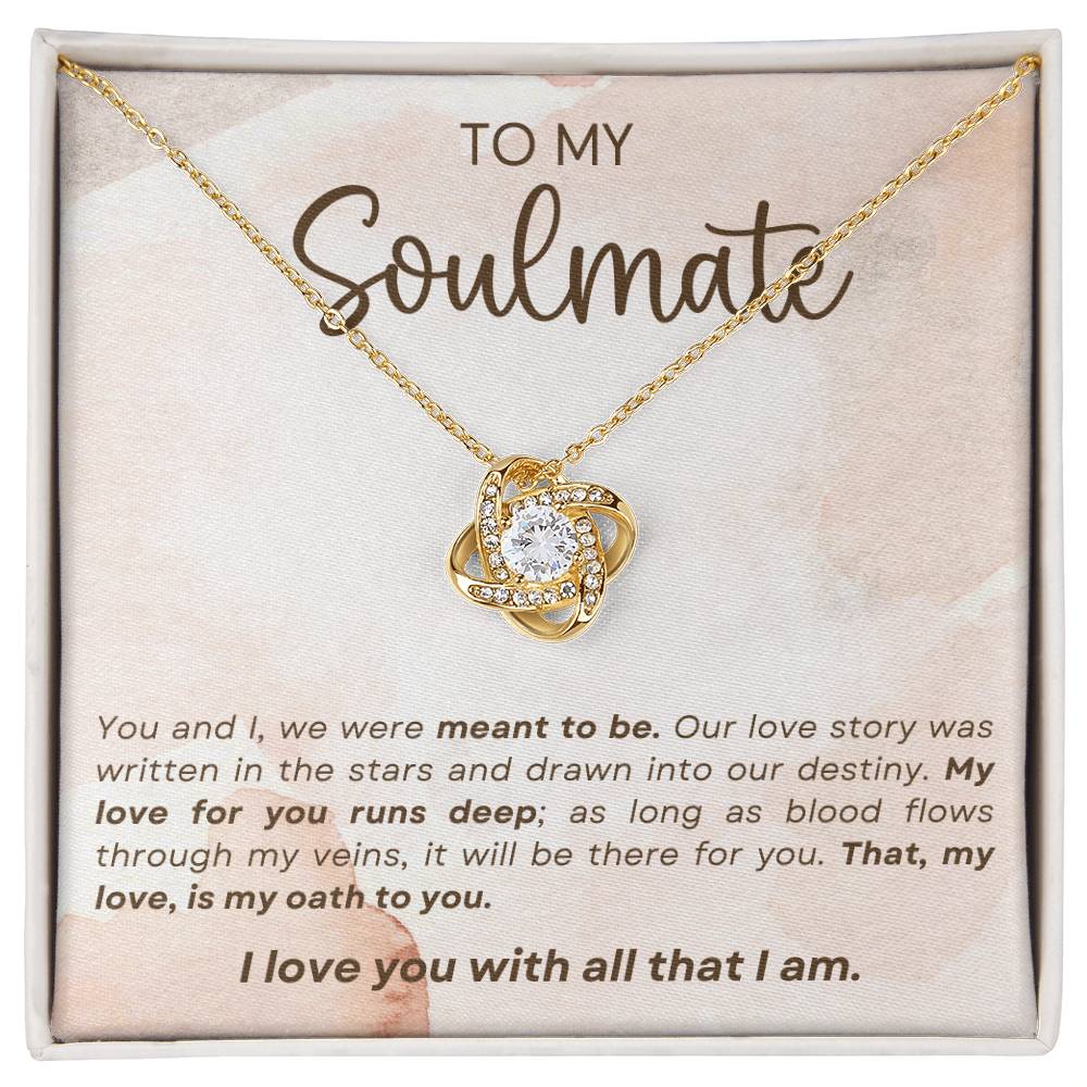 Love Knot Necklace ~ Soulmate