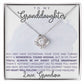 To My Granddaughter ~ Love Knot Necklace