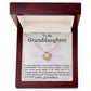 To My Granddaughter ~ Love Knot Necklace