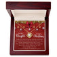 To my Daughter on Christmas~ Always my little Girl ~ Love Knot Necklace
