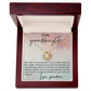 To My Granddaughter ~ Love Knot Necklace