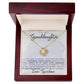 To My Granddaughter ~ Love Knot Necklace