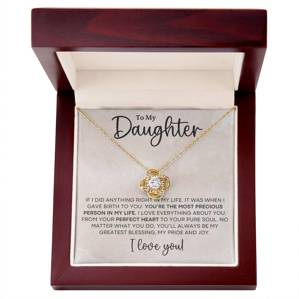 Love Knot Necklace daughter