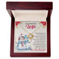 To my Wife on Christmas~ Most precious gift ~ Love Knot Necklace