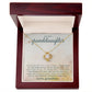 To My Granddaughter ~ Love Knot Necklace