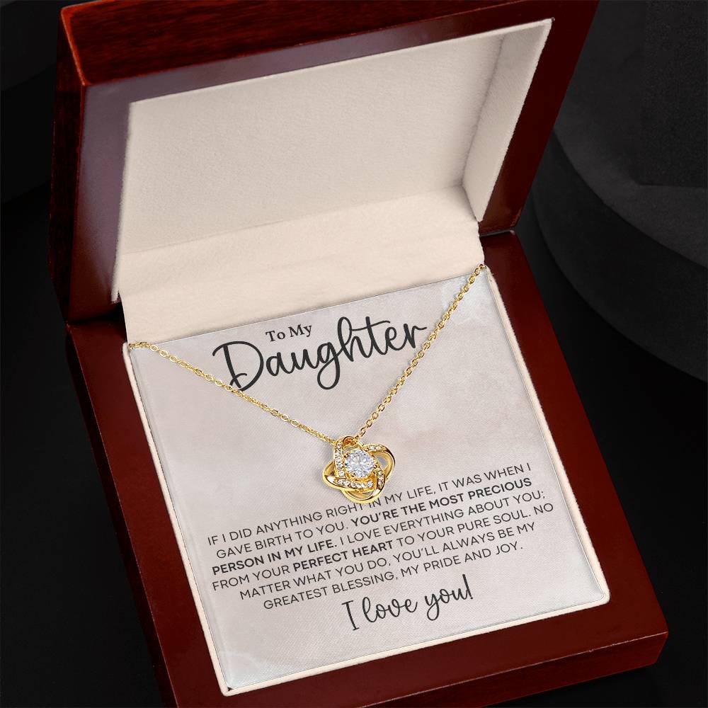 Love Knot Necklace daughter