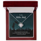 To My Better half - there are only two times that i want Love Knot Necklace