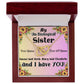My Un-Biological Sister Double Heart Necklace! Give your Best friend a gift she will always treasure! Personalized