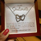 ❤️❤️❤️Timeless Elegance Romantic Interlocking Hearts Necklace ~ Perfect Mother's Day Gift Heartfelt Message, Rose Gold - Adjustable Length Jewelry ~ Show her how much you care!❤️❤️❤️