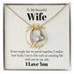 To my beautiful wife - every single day we spend together Forever Love Necklace
